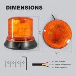 Amber LED Beacon Light for Trucks and Vehicles