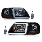 PIT66 Smoky LED DRL Headlights for Ford F150