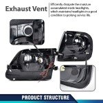 PIT66 Smoky LED DRL Headlights for Ford F150