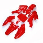 Red Fender Fairing Kit for Honda Dirt Bikes