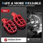 Wider CNC Motorcycle Footpegs for Sur Ron & Talaria