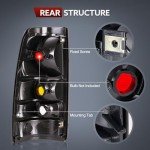 Black Tail Light Assembly for Silverado & Sierra