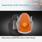 Amber Cab Marker Light Covers for F150/F250/F350