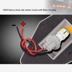 Amber Cab Marker Light Covers for F150/F250/F350