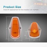 Amber Cab Marker Light Covers for F150/F250/F350