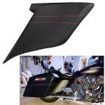 Harley Touring Side Covers with Red Pinstripe