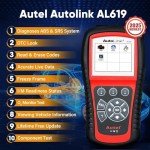 Autel AL619 OBDII Scanner with Live Data