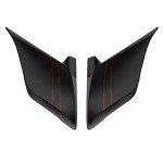Harley Touring Side Covers with Red Pinstripe
