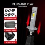 FANTELI H1 LED Interior Light Bulbs - 2 Pack
