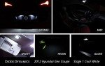 Cool White LED Interior Bulbs for Hyundai Genesis