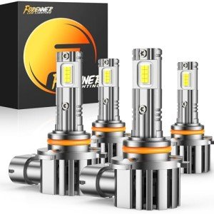 9006 9005 800% Brighter Car Light Bulbs Pack