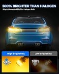 Marsauto 3156/3157 Amber LED Turn Signal Bulbs