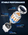 Marsauto 3156/3157 Amber LED Turn Signal Bulbs