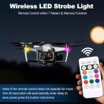 4PCS Wireless LED Strobe Lights with Remote Control