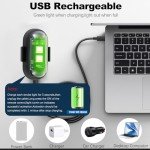 4PCS Wireless LED Strobe Lights with Remote Control