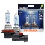 SYLVANIA H11 SilverStar Halogen Headlight Bulbs (2 Pack)