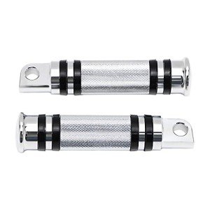 Harley-Compatible Chrome Motorcycle Foot Pegs