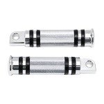 Harley-Compatible Chrome Motorcycle Foot Pegs