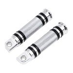 Harley-Compatible Chrome Motorcycle Foot Pegs