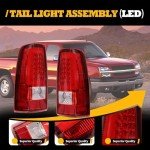 Red Tail Light Assembly for 2003-2006 Silverado