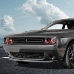 RAZPOY Red Headlight Cover for Dodge Challenger