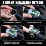 12 Pcs Wireless RGB Strobe Lights with Remote