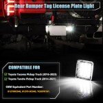 VANKUB LED License Plate Light for Toyota Trucks