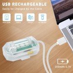 SEISSO 4-Pack Wireless LED Strobe Lights Kit