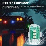 SEISSO 4-Pack Wireless LED Strobe Lights Kit