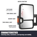 Chevy Silverado GMC Sierra Tow Mirrors (2007-2014)