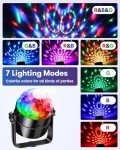 2-Pack Sound Activated DJ Strobe Lights - 7 Colors
