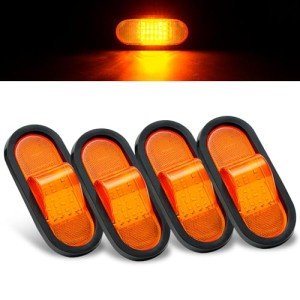 4-Pack 6.5" Waterproof LED Trailer Turn Signal Lights