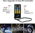 17" Waterproof White Wheel Lights for Trucks & SUVs