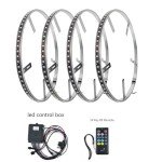17" Waterproof White Wheel Lights for Trucks & SUVs