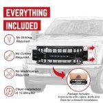 American Modified Grille with LED Light Bar for Ford F250/350