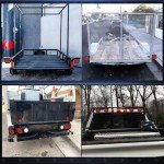 Red 4-Inch LED Tail Lights for Trailers