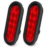 6 Inch Oval LED Trailer Light Kit, Waterproof