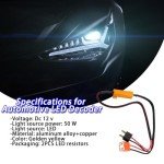 BESULEN H7 Car LED Resistor Kit - 2pcs