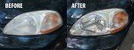 3-Step Headlight Restoration Kit with Protective Wipes