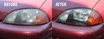 3-Step Headlight Restoration Kit with Protective Wipes