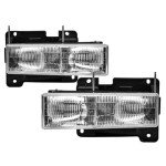 Corkiauto Headlight Assembly for Chevy GMC Trucks