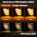 PXPART LED Corner Lights for 2001-2004 Tacoma