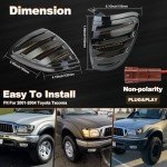 PXPART LED Corner Lights for 2001-2004 Tacoma