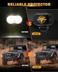 4 Inch Black Offroad LED Cube Light Covers