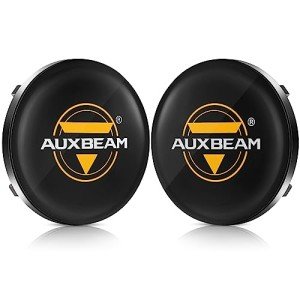 Auxbeam 4" Round LED Pods with Black Lenses