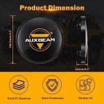 Auxbeam 4" Round LED Pods with Black Lenses