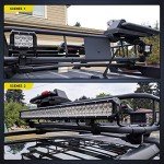 Nilight 4-Piece LED Light Bar Mounting Kit