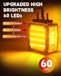 ASNOO Amber LED Turn Signal Lights for Trucks