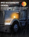 ASNOO Amber LED Turn Signal Lights for Trucks