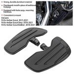Indian Scout Bobber Aluminum Footpeg Floorboards (Black)